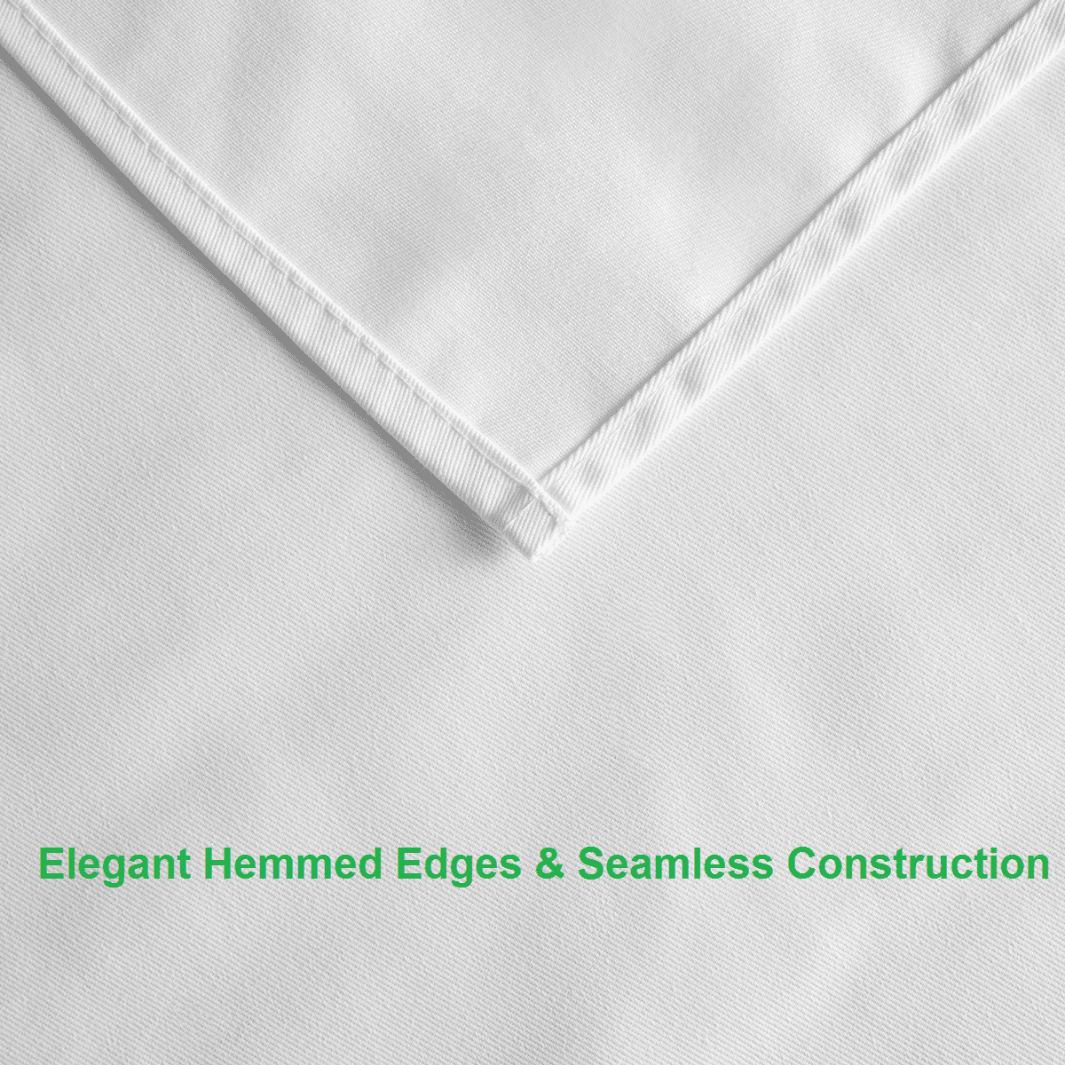 Ruffled white Fabric Shower Curtain