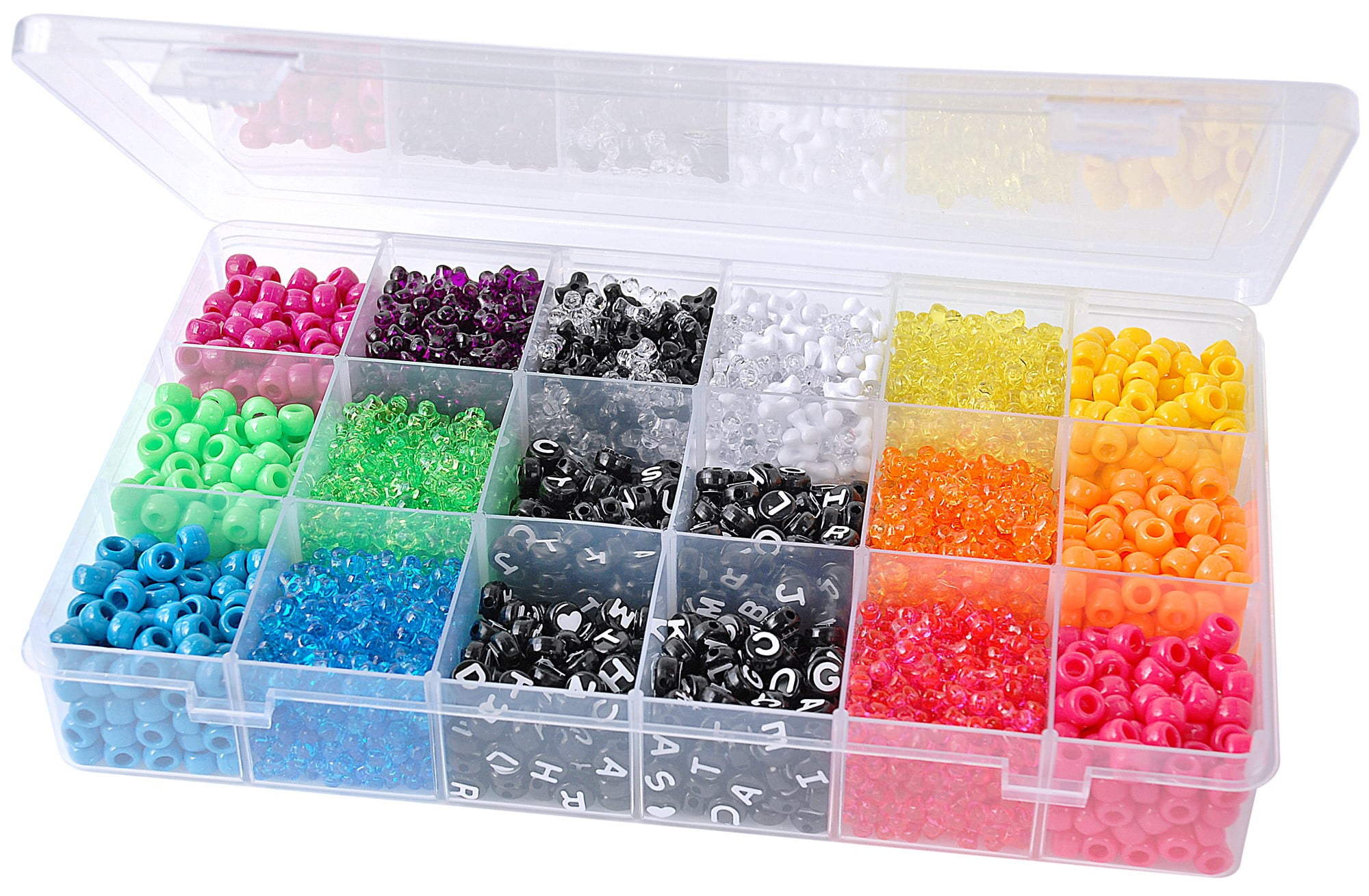 Hello Hobby - Alphabet Bead Box - 2100 Pieces - USHH6496