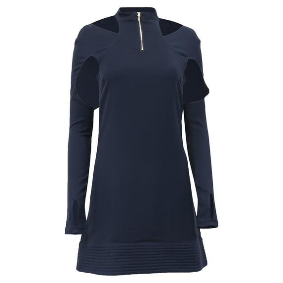 Pre-Owned Cult Gaia Luca Cutout Mini Dress n Navy Blue Viscose