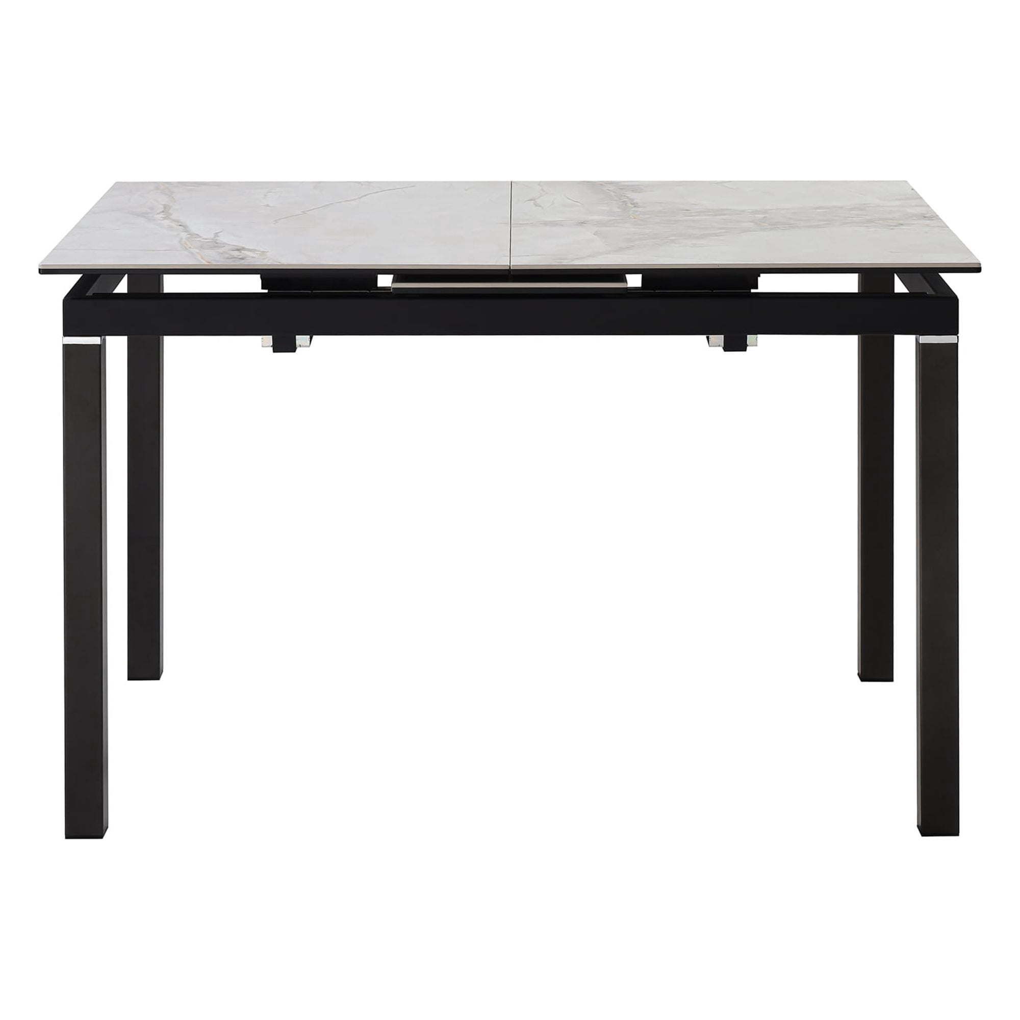 Urbino Lyon 5 Piece Dining Set with Gray Fabric Chairs