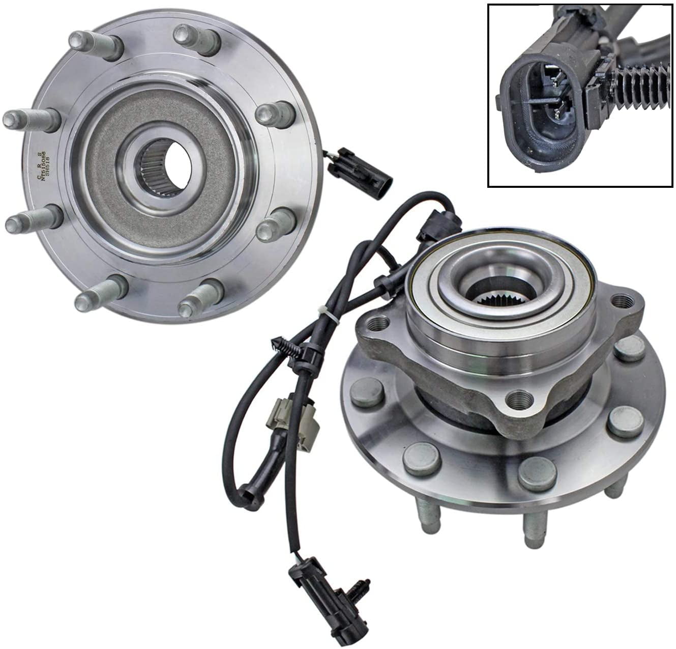 Front Wheel Bearing Hub Assembly Chevrolet Silverado 2500 HD 2001-2005 2006 2007 Front Wheel Bearing Hub Assembly Chevrolet Silverado 2500 HD 2001-2005 2006 2007
