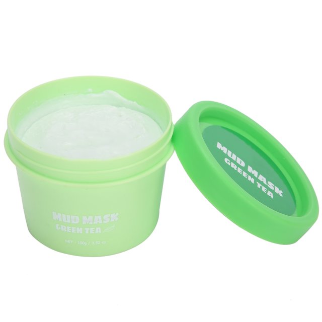 Mascarilla de arcilla de té verde de 100g mascarilla de barro de control de aceite de limpieza de poros hidratante de la piel mascarilla de control de aceite aclarante de ANGGREK Otros