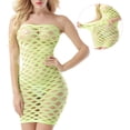 thumbnail image 3 of Lencería encantadora para mujer, diseño de rejilla, mono transpirable, mono erótico, verde Noticed XX000035-04, 3 of 7