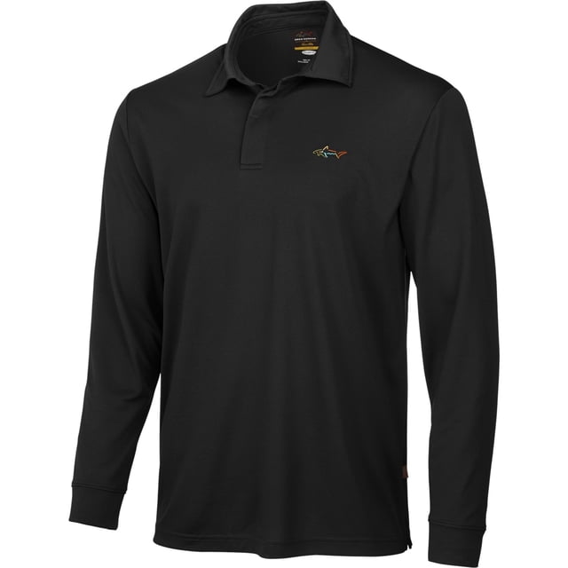 Polo de Rugby para hombre Greg Norman con protección UV color negro extragrande