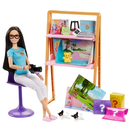 CookieSwirlC Barbie Doll and Accessories, Yellow Bear