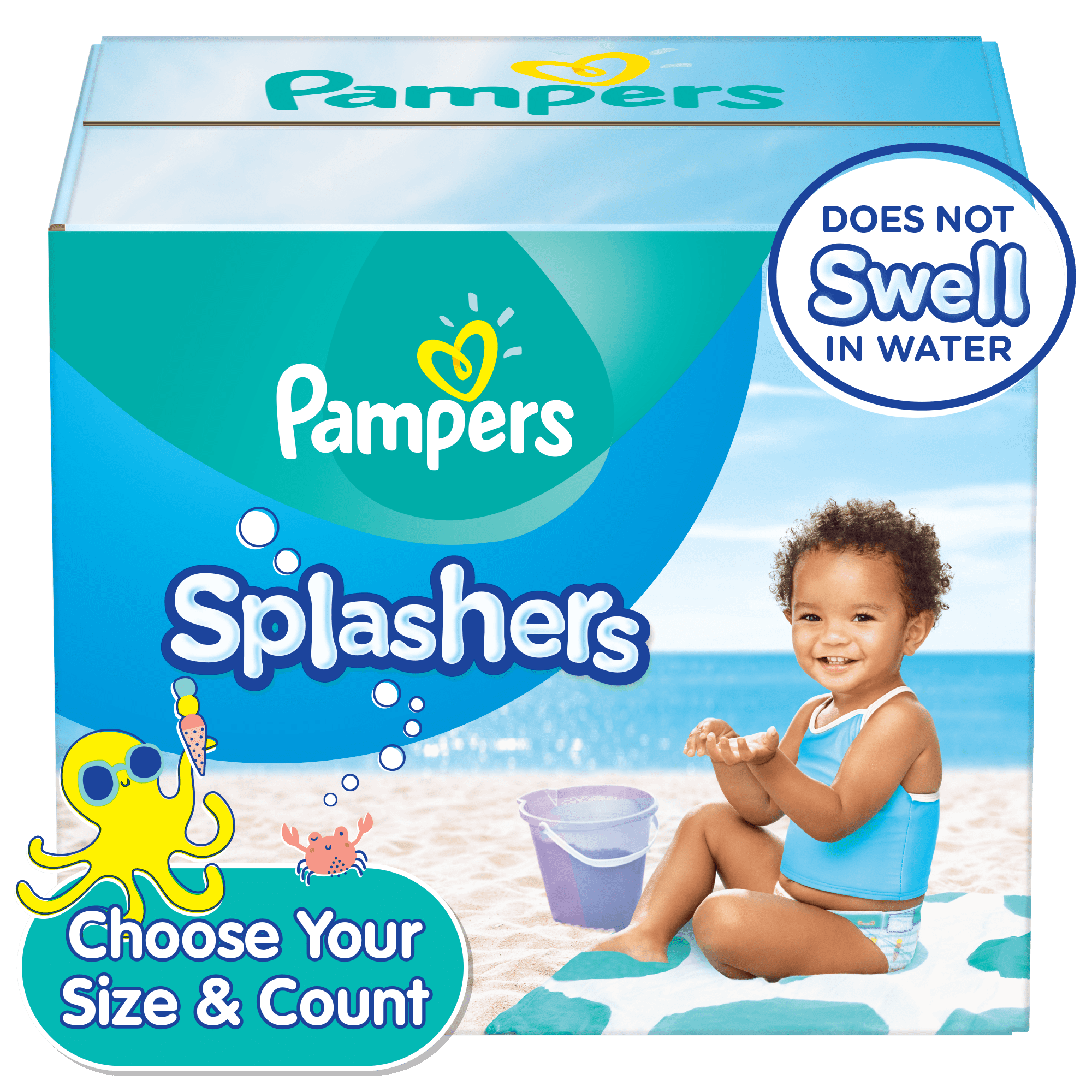 Pampers Splashers Snug Fit Swim Diapers 