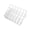 24 small grids, variant on Lipsticks Holder, Clear Acrylic Lipgloss Lipstick Organizer, Transparent Cosmetic Makeup Organizer, Display Case for Lip Gloss, Lipstick Tubes, Clear Case Display Rack Holder - Style A