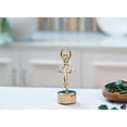 thumbnail image 2 of Matashi 24K Gold Plated Ballet Dancer Wind-Up Music Box with Pink Crystals – Plays “Memory” – Elegant Tabletop Ornament Décor Gift for Women & Girls, 2 of 4