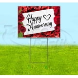 Happy Anniversary (18 x 24 ) Yard Sign Incl… product image