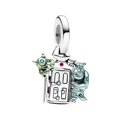 thumbnail image 1 of Pulsera clásica con puntada de globo aerostático para mujer, abalorio de Disney plata de ley 925 original, compatible con Pandora 925 original, novedad, 1 of 4