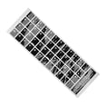 thumbnail image 3 of White Letters French Azerty Keyboard Sticker Cover Black for Laptop PC, 3 of 5
