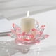 thumbnail image 4 of Candelabros de cristal con forma de flor para velas de té, decoración para Navidad, hogar, boda, fiesta, 4 of 5