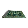 thumbnail image 2 of Ahgly Company Indoor Rectangle Animal Turquoise Blue Traditional Area Rugs, 2' x 5', 2 of 4