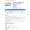 thumbnail image 2 of Rear Fuel Tank - Compatible with 2000 - 2010 Ford F-450 Super Duty 2001 2002 2003 2004 2005 2006 2007 2008 2009, 2 of 2