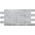 thumbnail image 3 of AG Trade Dundee Deco Vintage Grey Brick PVC 3D Wall Panels, Decorative Wall Paneling 26.4 sq ft; 40" x 19", Pack of 5, 3 of 4