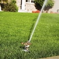 thumbnail image 4 of Aspersor de jardín de impulso SSuperp rociador de riego de césped de impacto 360 grados con punta de metal, 4 of 5