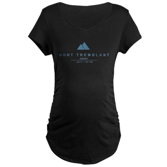 CafePress - Mont Tremblant Ski Resort Quebec Maternity T Shirt - Maternity Dark T-Shirt