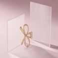 thumbnail image 6 of The Hair Edit Gilded Festive Bow Claw Clip, Gold, 6 of 6