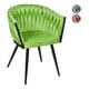 thumbnail image 5 of Set 4 Sillas Comedor Tejidas Terciopelo Modernas Elegantes, 5 of 5
