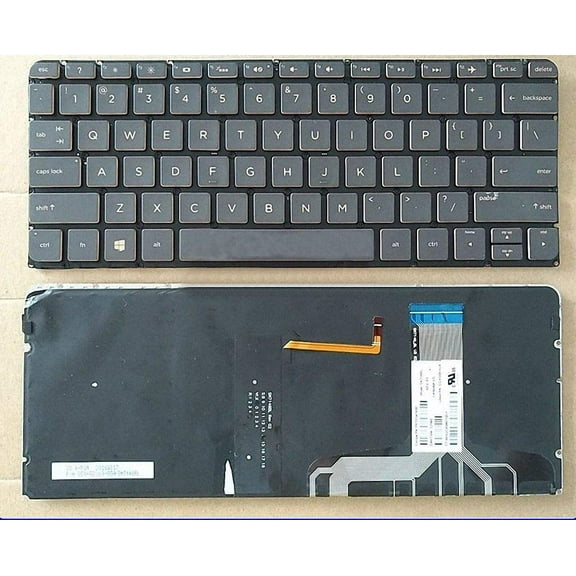 New US Bronze Backlight Backlit Keyboard (Without Frame) Replacement for HP 13-V 13-V001DX 13-V010CA 13-V011DX 13-V018CA 13-V021NR 13-V151NR 13T-V000 13-V101DX 13-V110CA 13-V111DX 13-V118CA