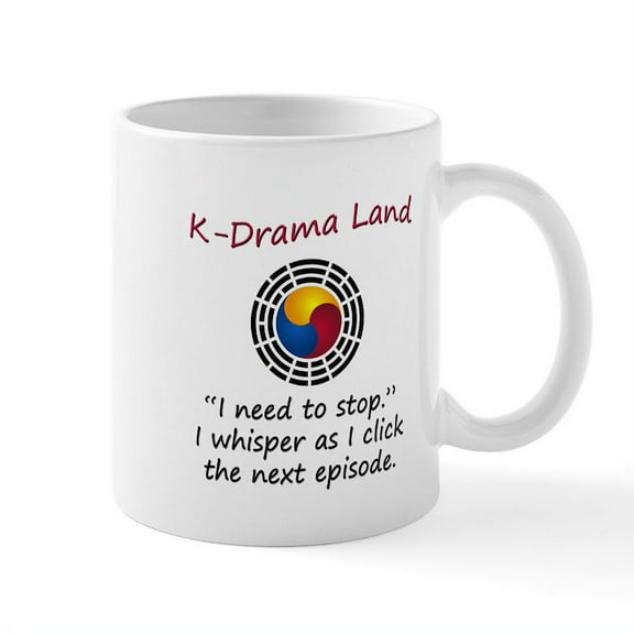 CafePress - K Drama Land Mug Mugs - 11 oz Ceramic Mug - Novelty Coffee Tea Cup