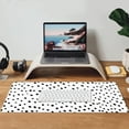 thumbnail image 6 of Polka Dots Desk Mat,Large Gaming Mouse Pad,Non-Slip Rubber Base Mousepad with Stitched Edges,Waterproof Mouse Mat Desk Pad for Work, Game, Office (31.5x15.7 in), 6 of 6