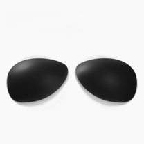Walleva Black Polarized Replacement Lenses for Oakley Plaintiff OO4057 Sunglasses