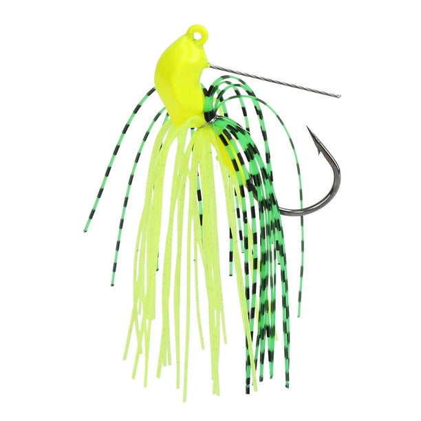 Fishing Lure,Willow Leaf Spinnerbait Anti Spinner Bait Anti Hanging Bottom  Skirt Hooks Streamlined Design 