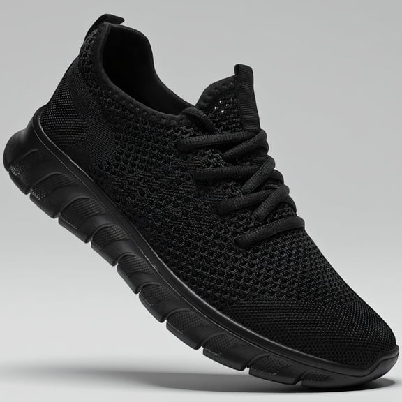 SWOEBTH 1 Pair Men's Slip- Running Shoes Lightweight Breathable Sneakers for Walking Gym Workout Daily Casual Sport