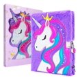 thumbnail image 1 of Libreta Diario Unicornio Para Niña Con Candado Y Llaves, 1 of 1