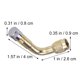 thumbnail image 2 of AURARMLET 4Ud De Neumático De Latón Dorado Con Instalación Fácil Para Vehículos Estándar, 2 of 7