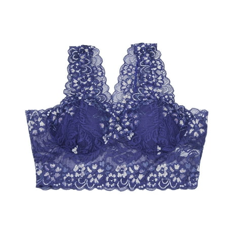 

fvwitlyh Bras for Women Sports Bra Running Women Large Size Lace No Steel Ring Printed Floral Bra High Support Sports Bras for Women