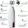 thumbnail image 3 of Stainless Steel Insulated Water Bottles 17 oz Reusable Cola Shape Sports Water, 3 of 5