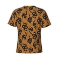 thumbnail image 6 of Vsdgher Snake Print Men's Dry Fit Mesh Athletic Shirts Moisture Wicking Tennis T-Shirt Tops, 6 of 9