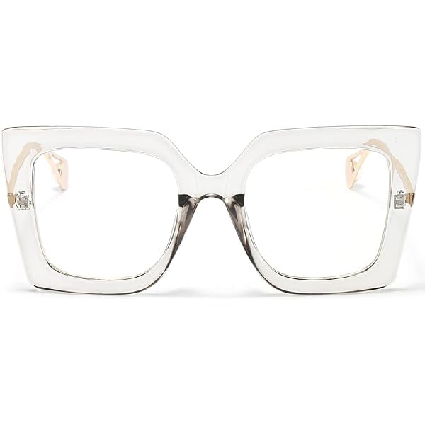 wonima44 AIEYEZO Oversized Blue Light Glasses for Women, Anti Fatigue Prevent Headache Computer Eyeglasses