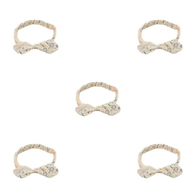 Redempat Stylish Hairband With Sweat Absorbent Features Stay Fresh And Fashionable Beige 5Set