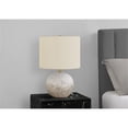 thumbnail image 6 of Lighting, 20"H, Table Lamp, Grey Concrete, Ivory / Cream Shade, Contemporary, 6 of 10