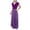 Purple, variant on Evening Gowns for Women Formal Midi Dresses Womens Summer V-Neck Sequined Chiffon Panel Evening Gown Elegant Evening Dress Fashion Party Bridesmaid Gown