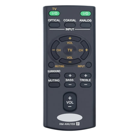 New RM-ANU159 Remote Control for Sony 2.1ch Sound Bar HT-CT60 SS-WCT60 SA-CT60