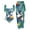 Vert Menthe, variante sur fartey Pantalon Capri Grand pour Femmes Grande Taille Ourlet Fendu Irrégulier Couleur Unie Détente Yoga Athlétique