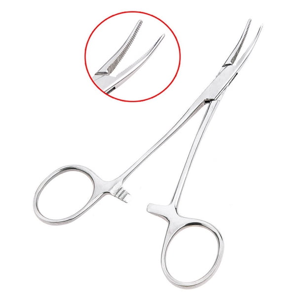 Herramienta manual, pinzas hemostáticas de 12,5 16 y 18cm, abrazadera para pelo de mascotas, alicates de bloqueo de pesca, herramientas de depilación, herramienta cortadora de punta curva/recta