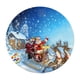 thumbnail image 1 of Mantel de 48'' resistente al aceite, impermeable, con estampado navideño, carro de Navidad, 1 of 6