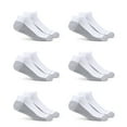 thumbnail image 5 of Fruit of the Loom Men's Dual Defense No Show Socks, Sizes 6-12, White (6-Pack), 5 of 9