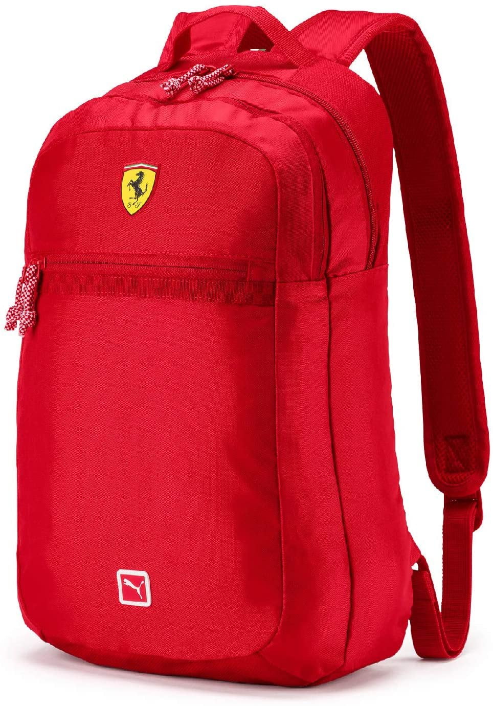 puma ferrari replica black and white casual backpack