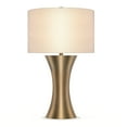 thumbnail image 6 of Evelyn&Zoe Traditional Metal Hourglass Table Lamp, 6 of 11