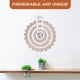 thumbnail image 2 of GOOHOCHY Calendario perpetuo de pared: Calendario giratorio vintage de madera - Visualización manual de fecha circular perpetua para pared, ideal para el hogar, la oficina y la escuela., 2 of 8