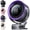 Purple, variant on High-speed Clip-on Fan with LED Display. 100 Speed Settings, Portable Wall-mounted Desktop Fan, Portable Rechargeable Battery Powered By A Built-in 3000mAh Battery, Suitable for Golf Carts, Gyms, Cam