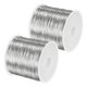 thumbnail image 1 of Uxcell 2Roll 0.4mm Alambre para Joyería, Alambre de 26 Gauge 328FT para Manualidades, Alambre de Cobre para Beadwork, Alambres de Metal Suave [100M, Plata], 1 of 1