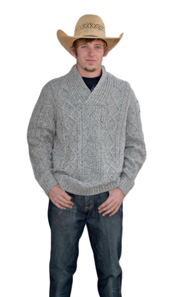 mens western sweater