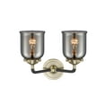 thumbnail image 3 of 284-2W-OB-G53 Innovations Lighting Bell - 2 Light Bath Vanity-11 Inches Tall and 13 Inches Wide-Oil Rubbed Bronze Finish-Light Smoke Glass Color, 3 of 7